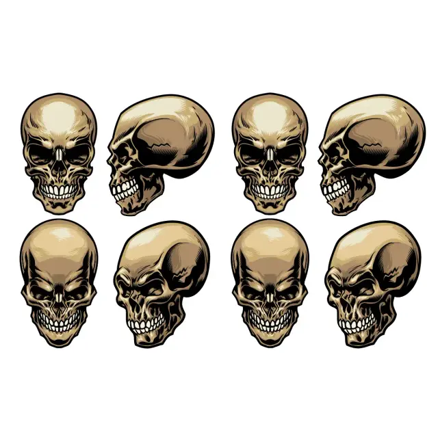 Totenkopf-Sticker