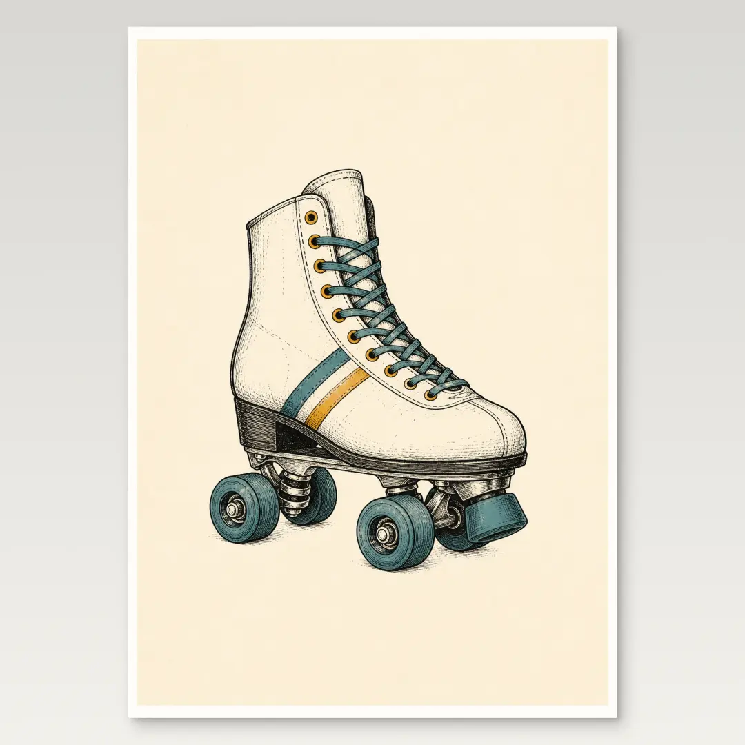 Roller Skate Poster