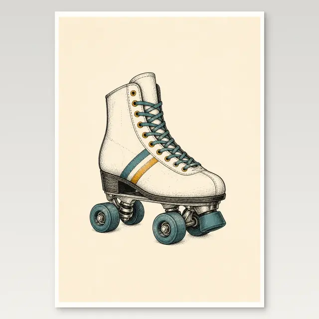 Roller Skate Poster