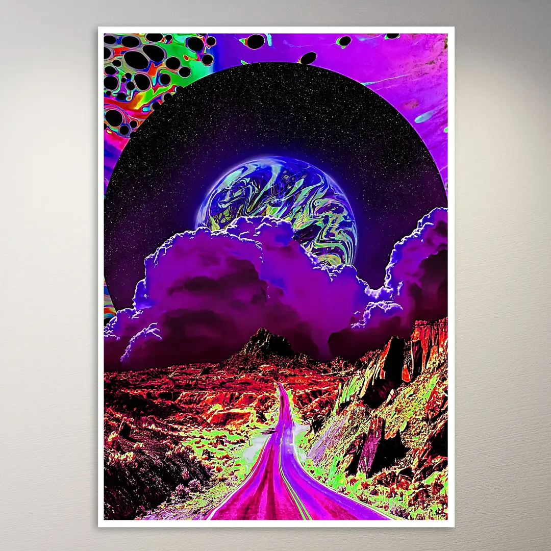 Trippy Kunst-Poster