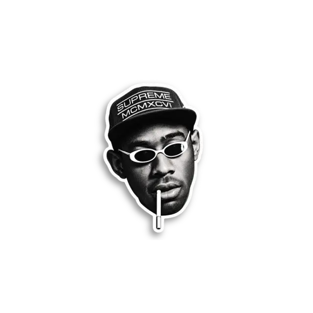 สติกเกอร์ภาพพอร์ตเทรต Supreme