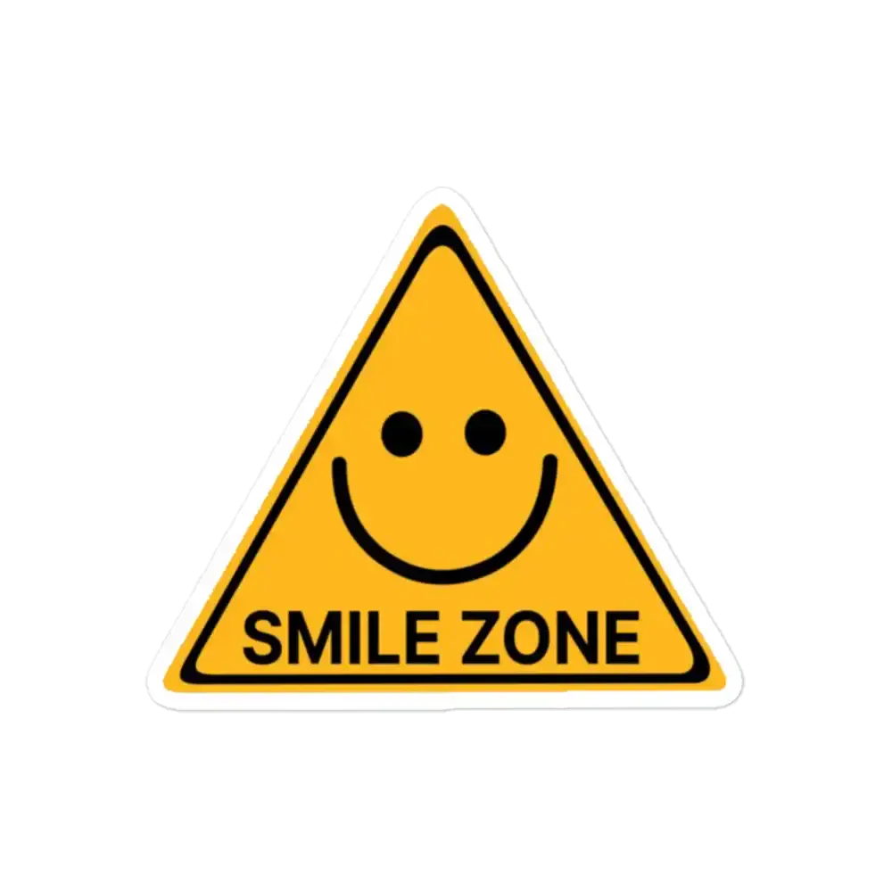 Lächel-Zone Sticker