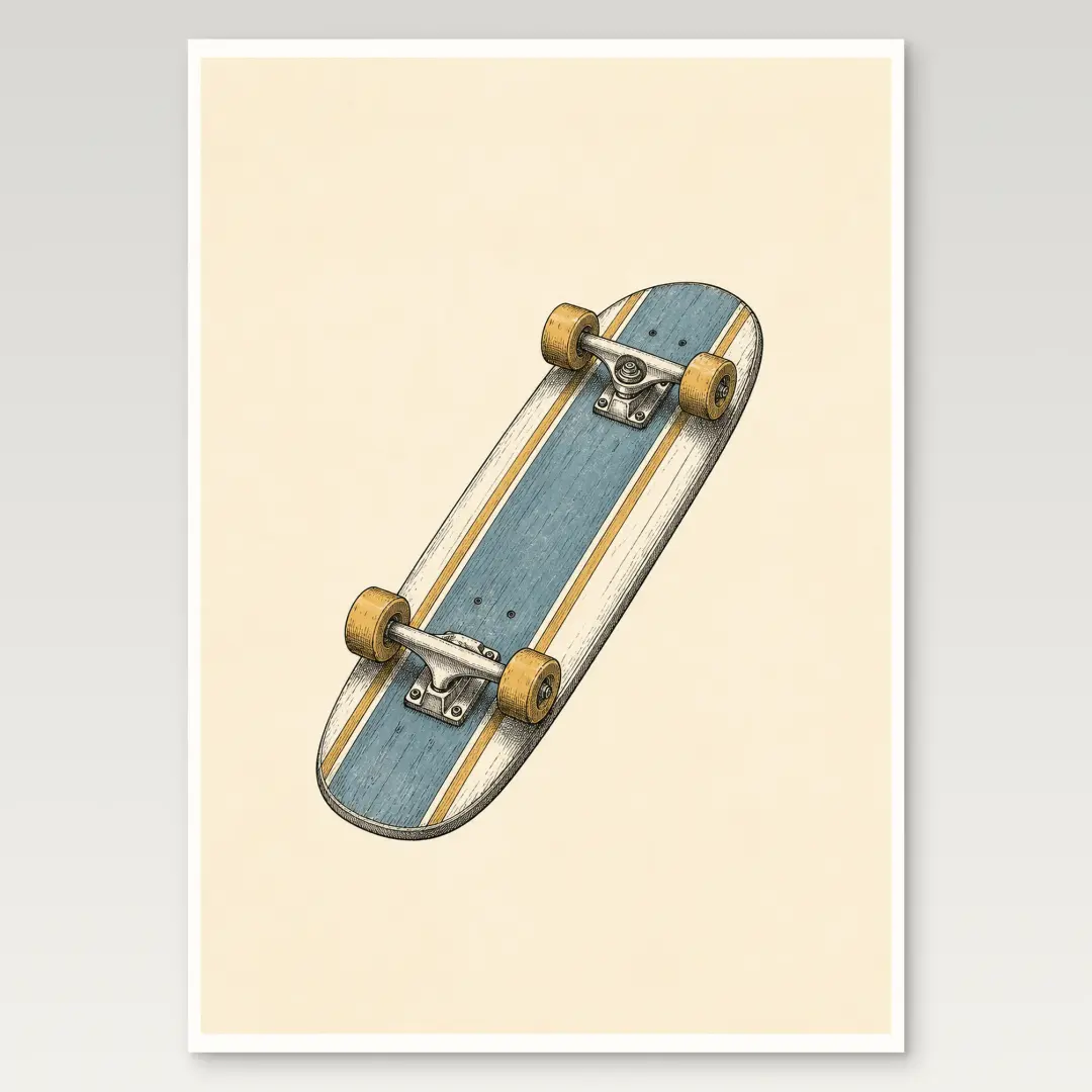 Skateboard-Poster
