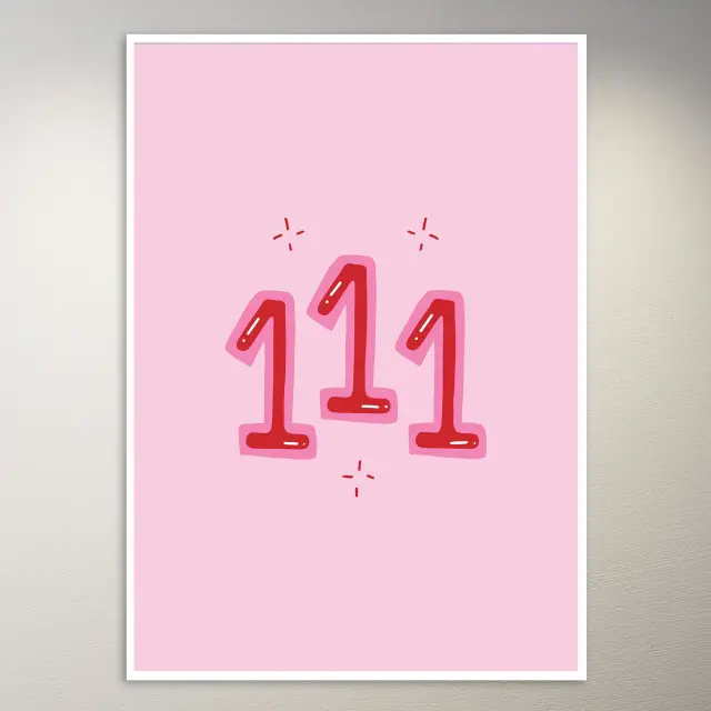 Engelszahl 111 Poster