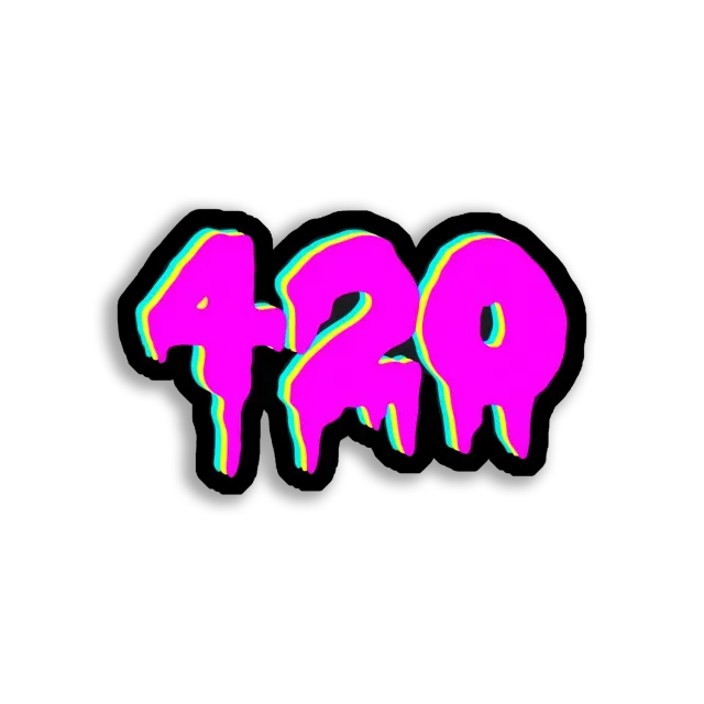 Trippy Dripping 420 Sticker