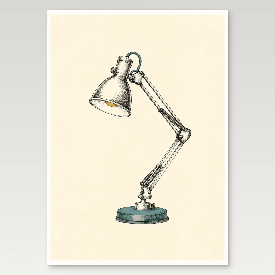 Desk Lamp Poster