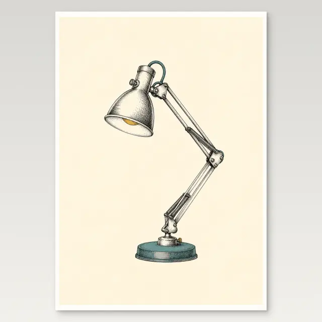 Desk Lamp Poster