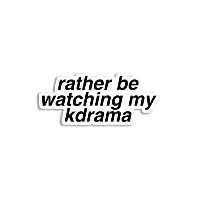 Schaue lieber mein K-Drama Sticker