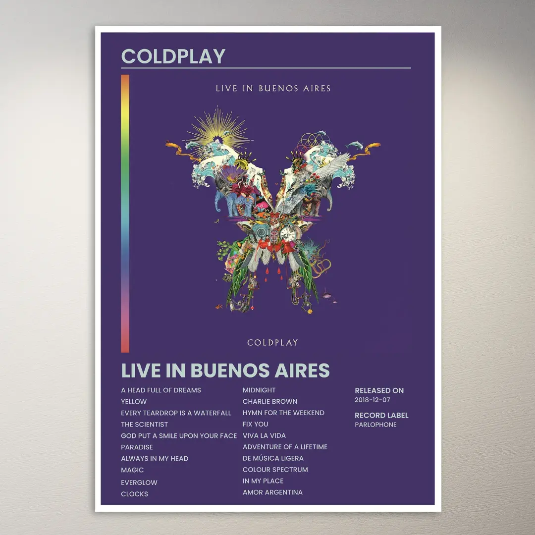 Póster de Coldplay