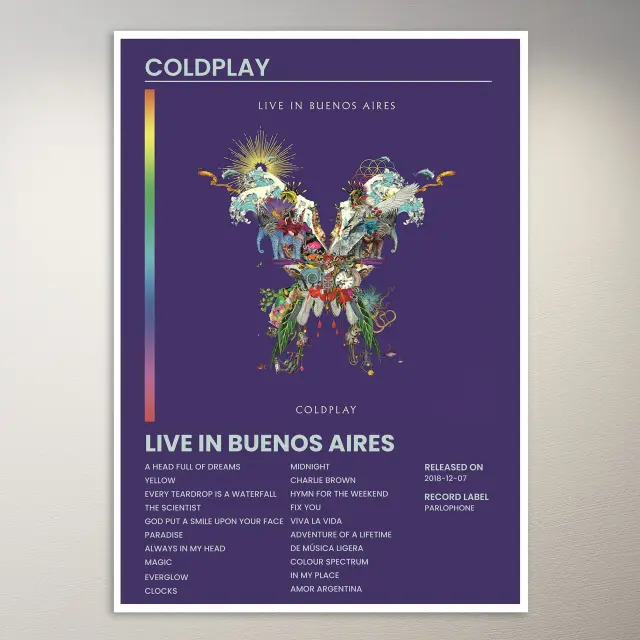 Coldplay Poster