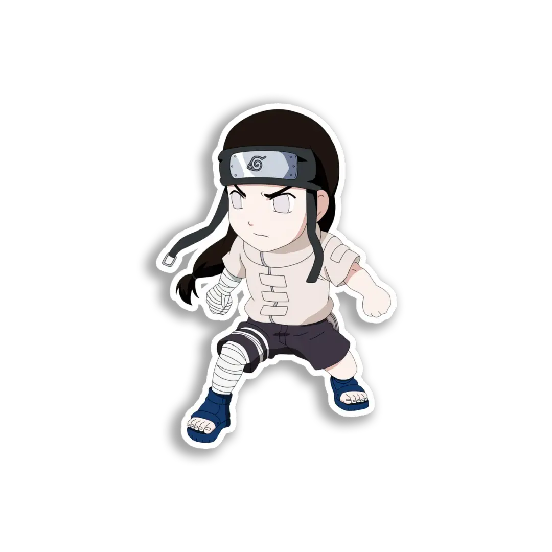 Junger Neji Hyuga Chibi-Sticker