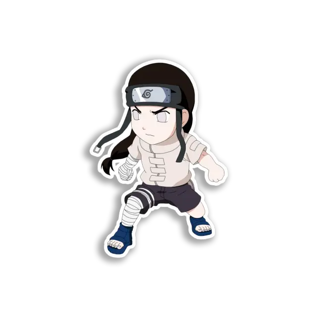 Junger Neji Hyuga Chibi-Sticker