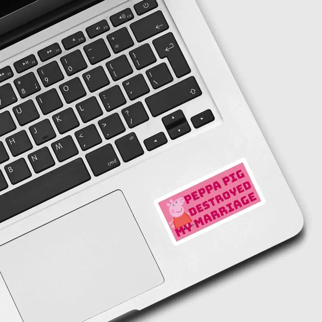 Peppa Pig hat Ehe zerstört Sticker