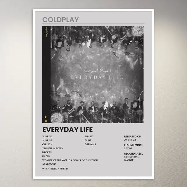 Coldplay Poster