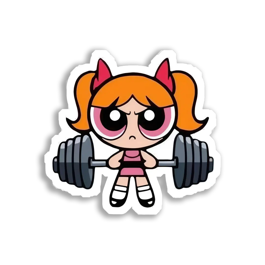 Blossom Pumps Some Iron Sticker