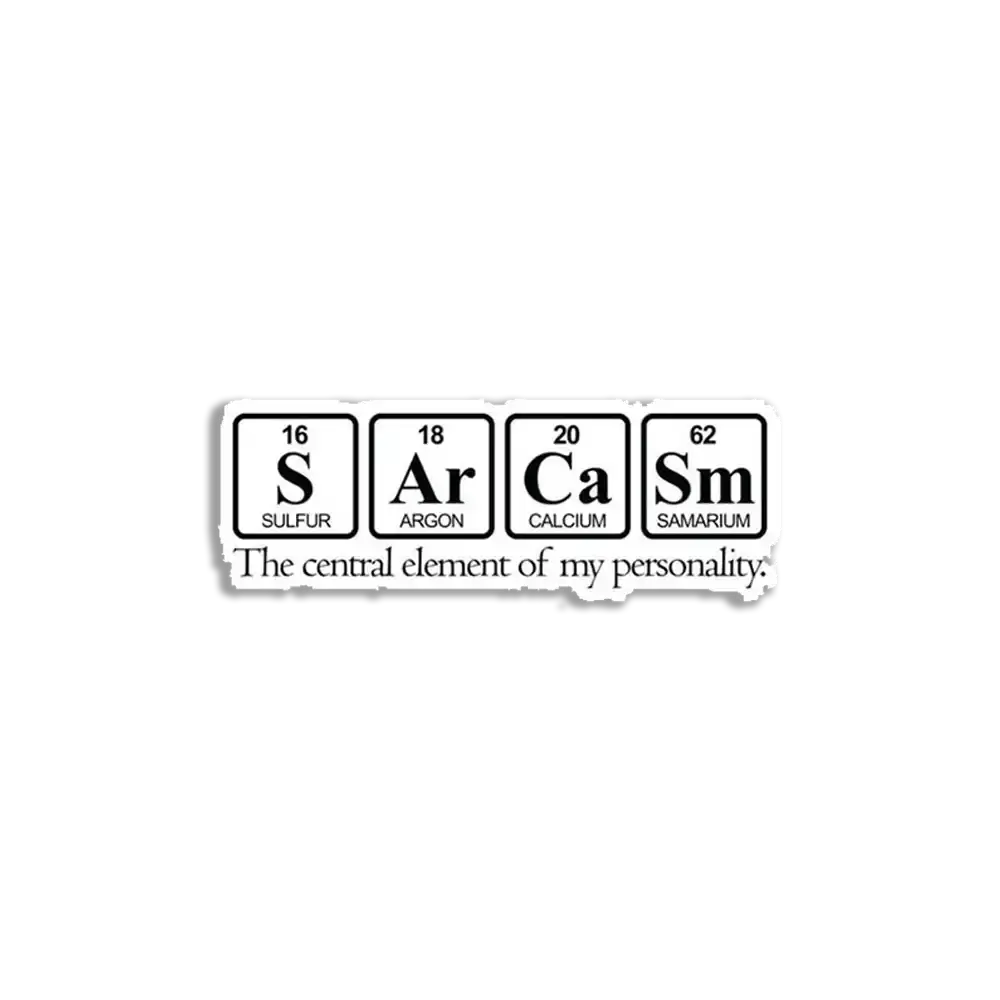Sarkasmus-Sticker