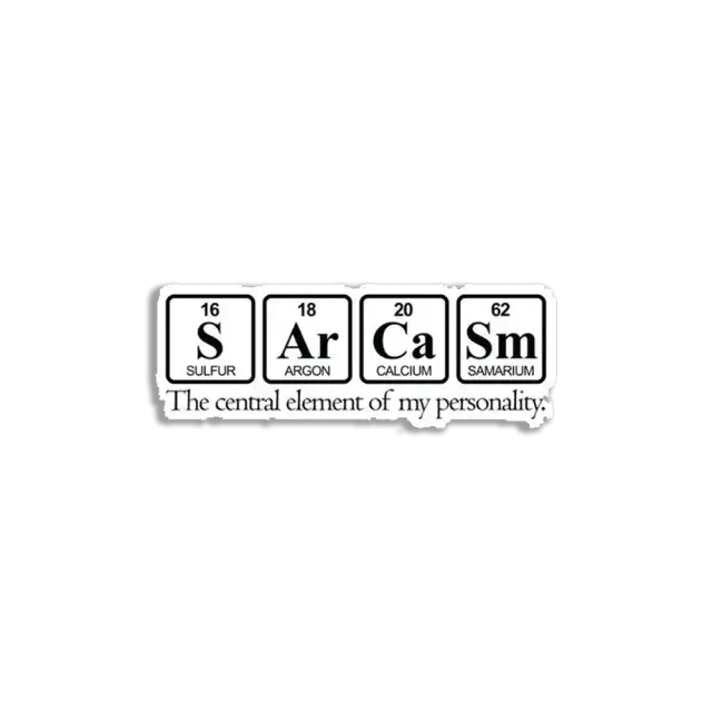 Sarcasm Sticker