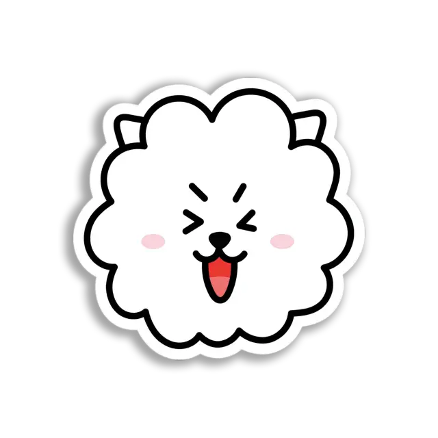 BT21 Van Charakter-Sticker