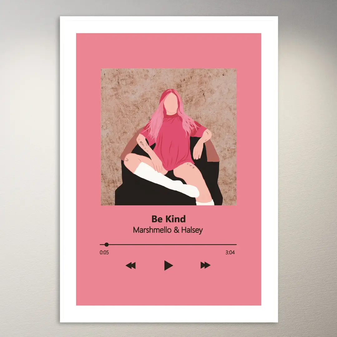 Be Kind Halsey Poster | Music Poster