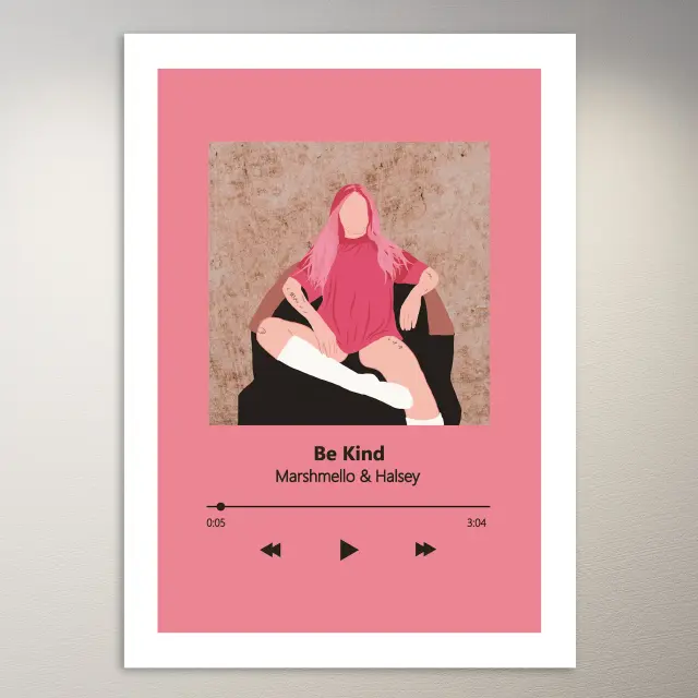 Be Kind Halsey Poster | Music Poster