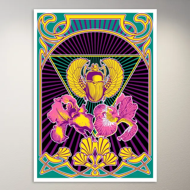 Trippy Kunst-Poster
