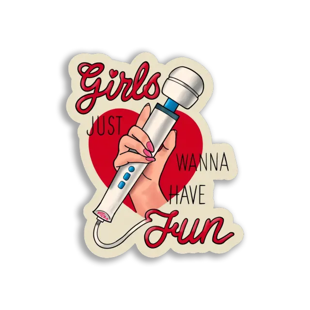 Pegatina Girls Just Wanna Have Fun