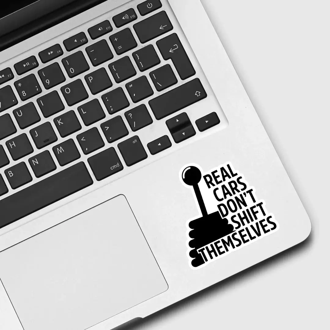 Schaltgetriebe-Spruch Sticker
