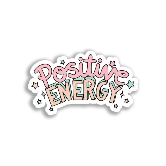 Positive Energy Vibes Sticker