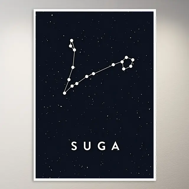 Suga 星座海報