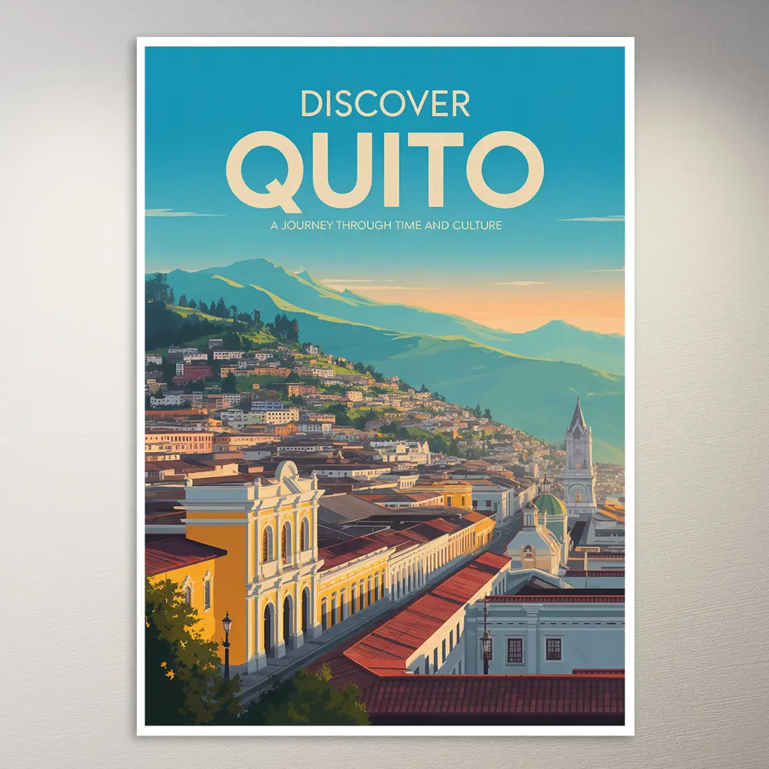 Quito Travel Poster