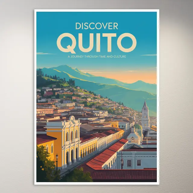 Quito Reiseposter