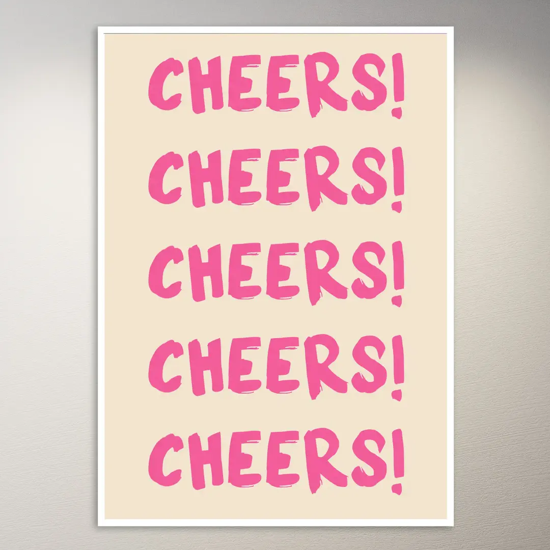 Cheers! Cheers! Cheers! Cheers! Cheers! Poster