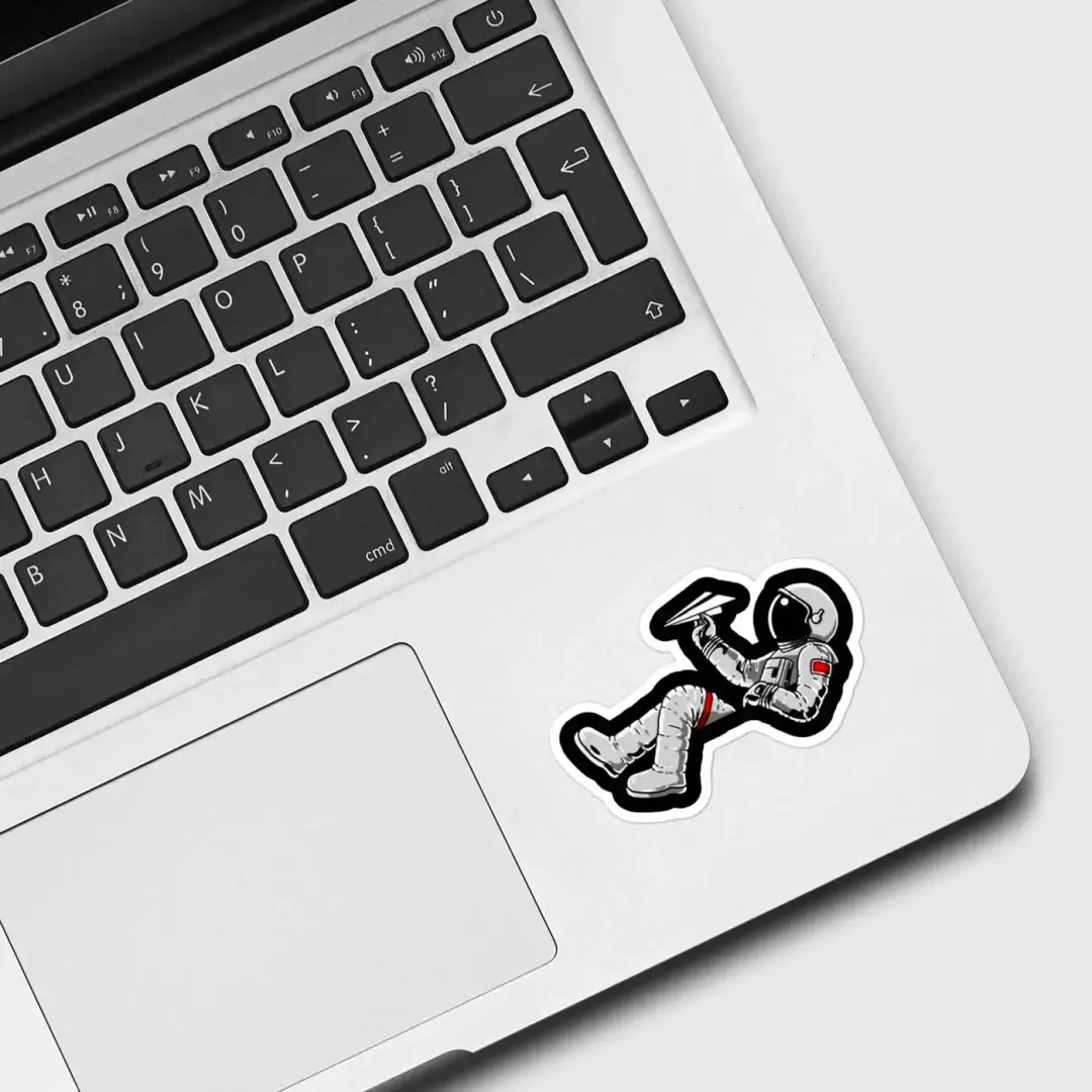 Weltraummann-Sticker