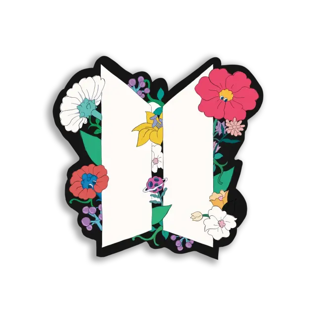 Florales BTS Logo Sticker