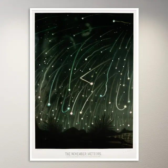 The November Meteors of 1868 Poster