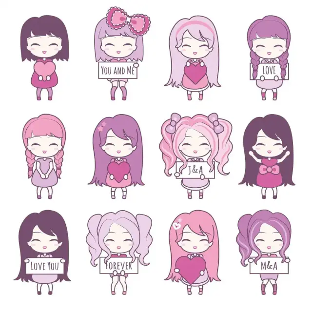 You and Me Forever Stickers