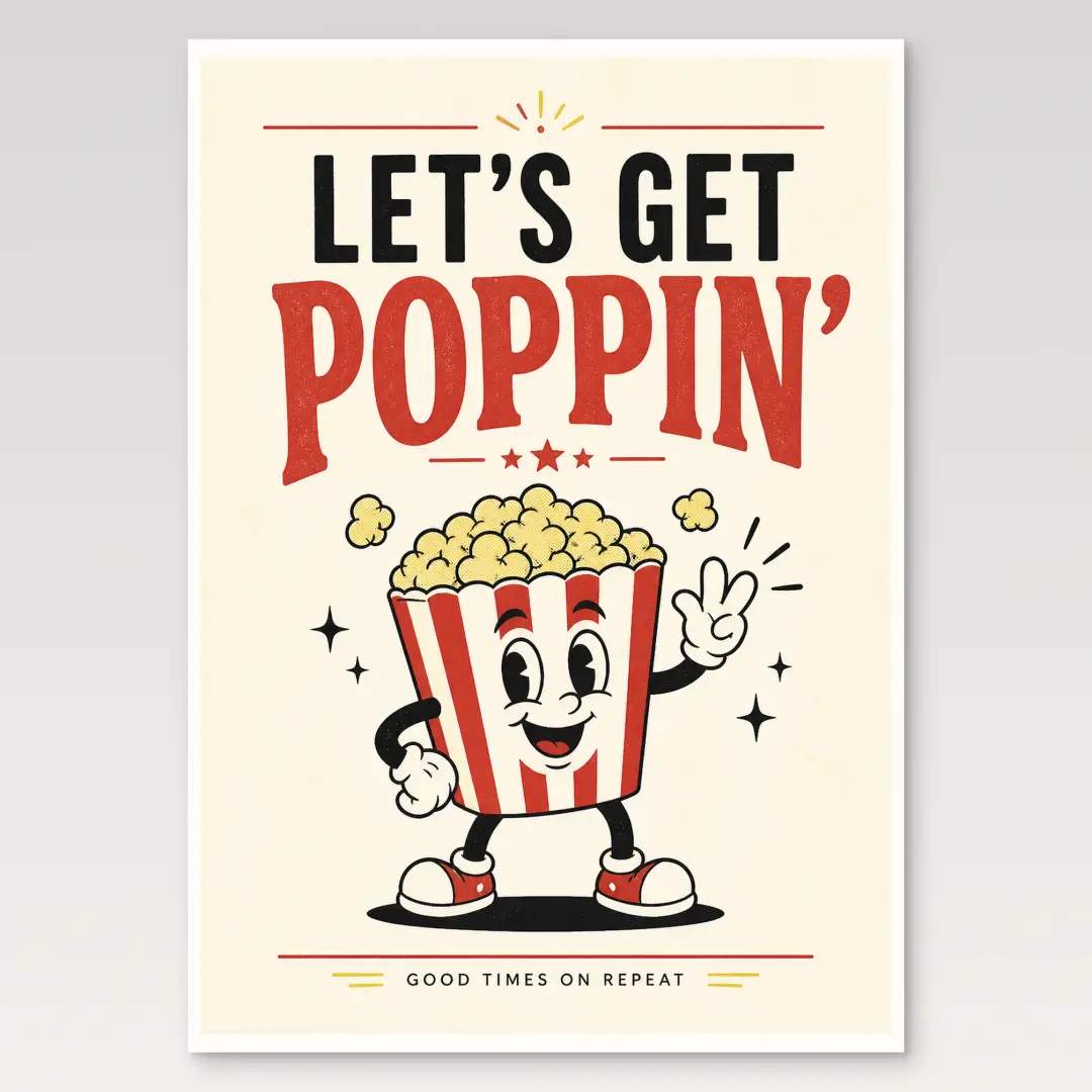 Popcorn-Poster