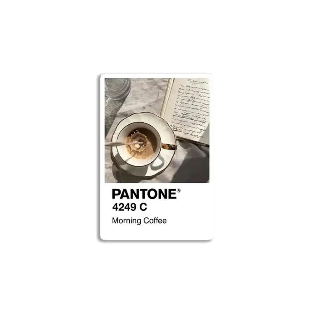 Pantone Morgenkaffee Sticker