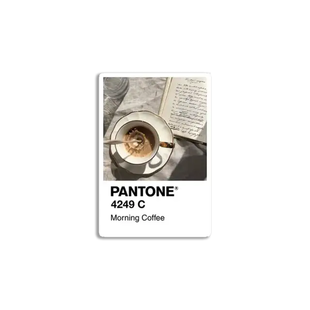 Pantone Morning Coffee Sticker