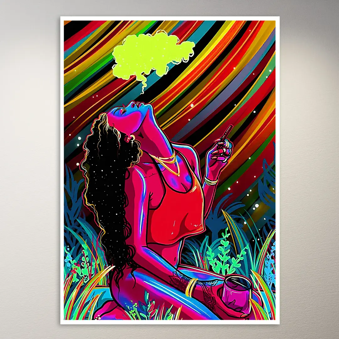 Trippy Kunst-Poster