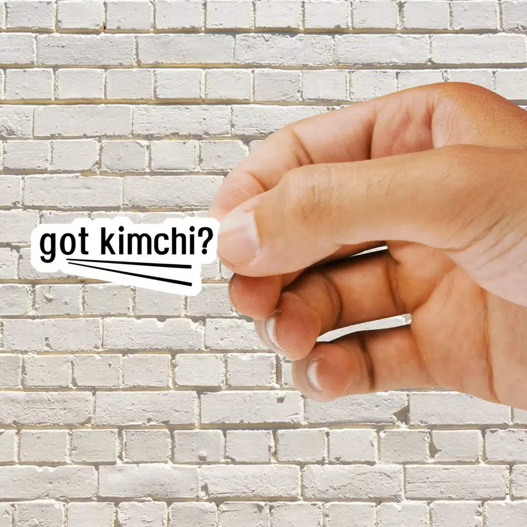Got Kimchi (Essstäbchen) Sticker