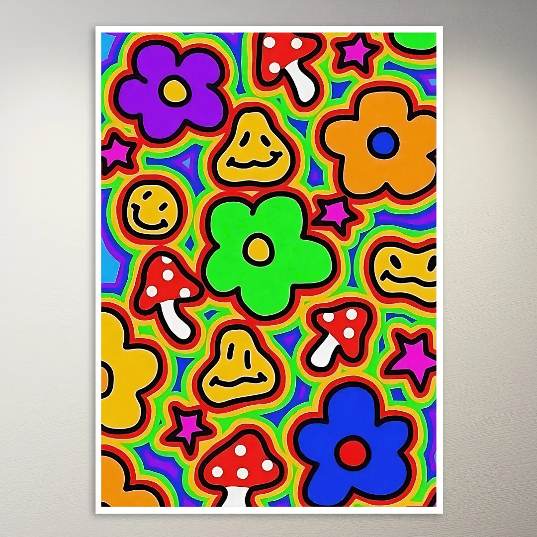 Trippy Kunst-Poster
