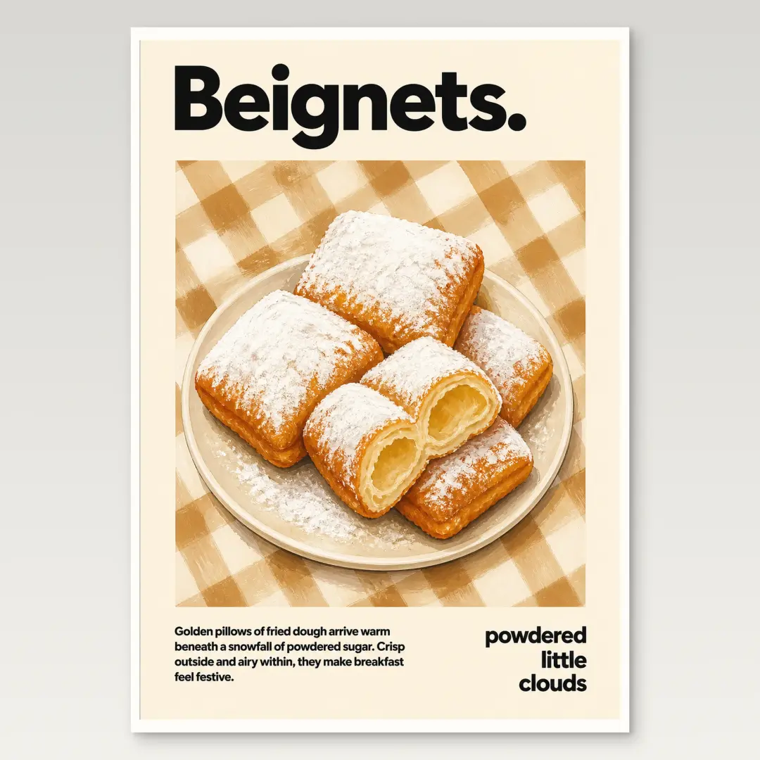 Póster de beignets