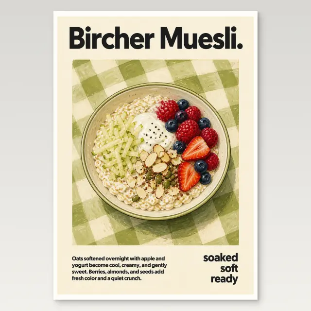 Birchermüsli-Poster