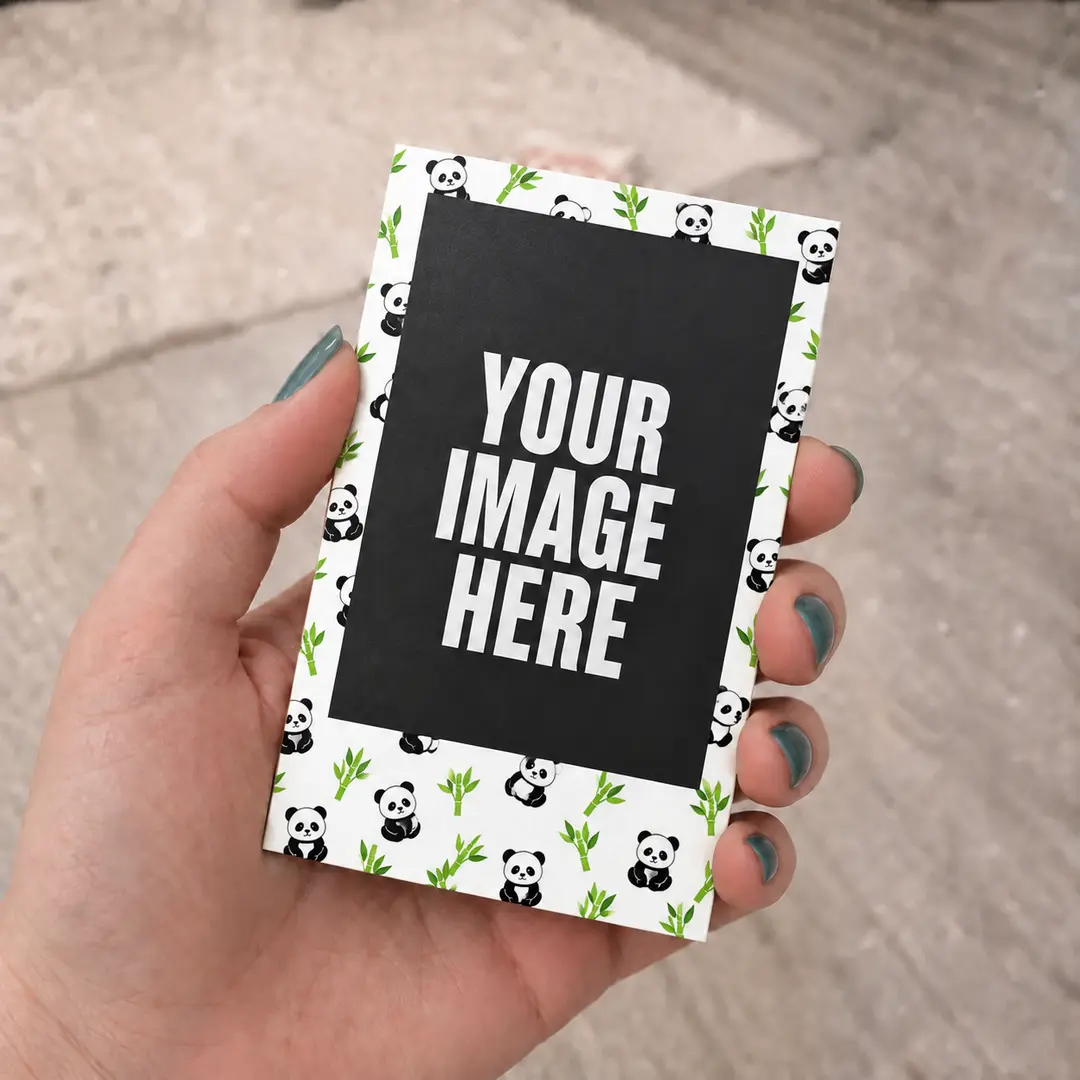 Panda Bamboo Polaroids