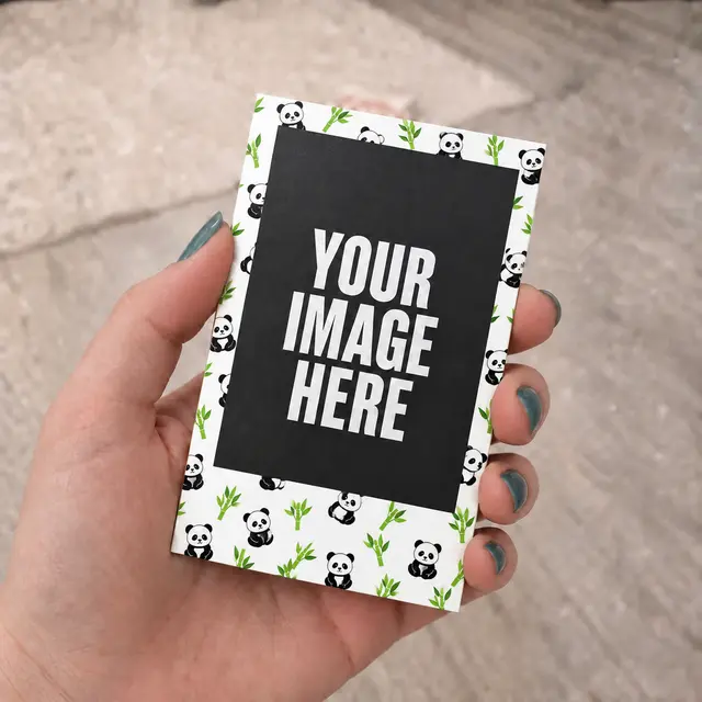 Panda Bamboo Polaroids