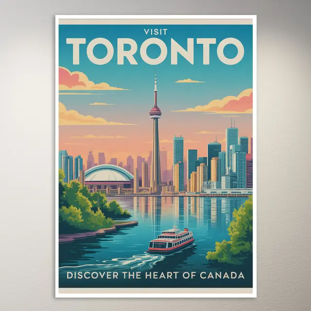 Toronto Reiseposter