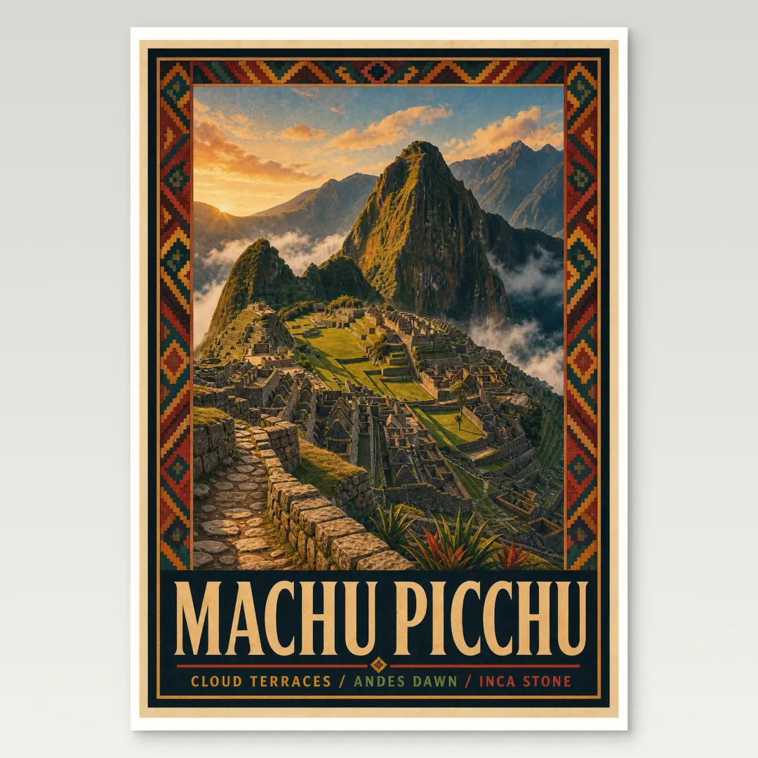 Machu Picchu Poster