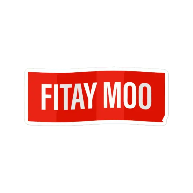 Fitay moo (Facepalm) Sticker