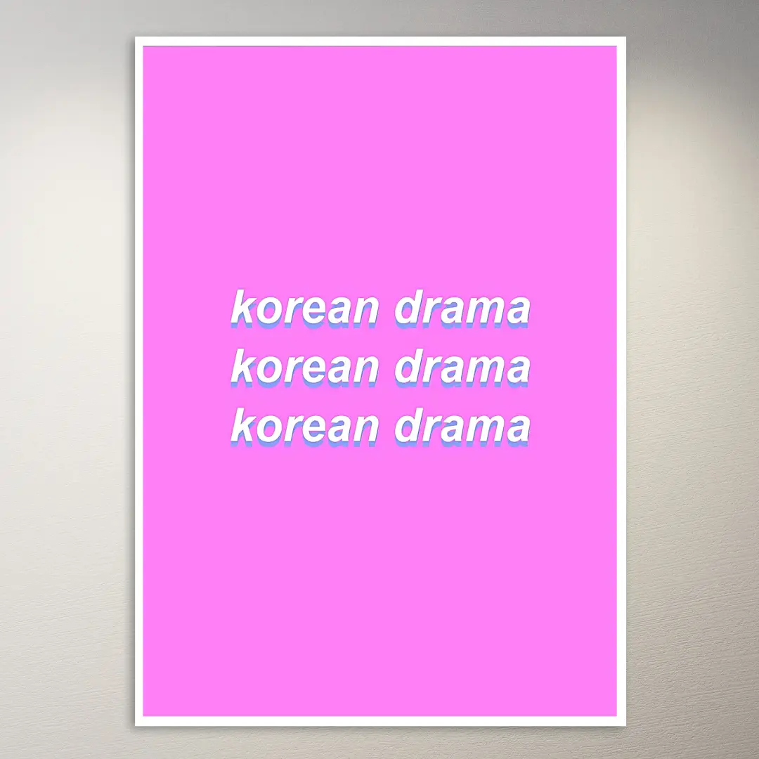 Korean Drama Poster